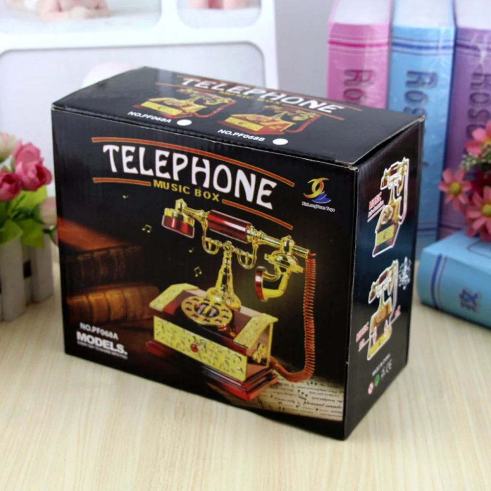 

Creative Music Box Diy Eco-Friendly Plastic Music Boxes Home Office Decoration Exquisite Cartoon Printed Gift