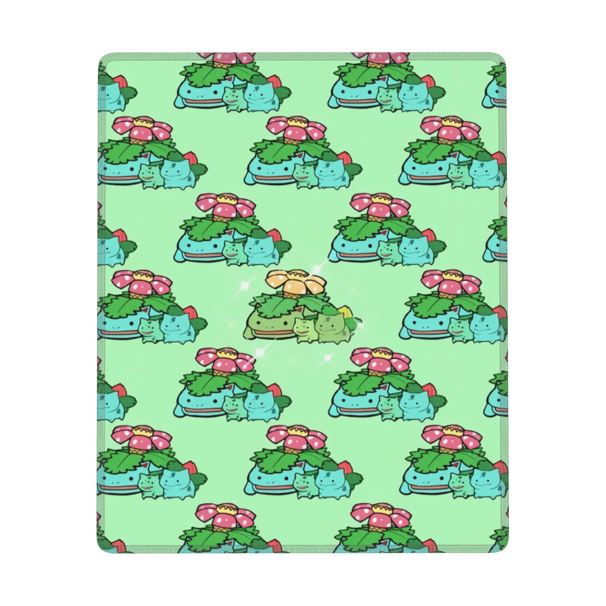 

Bulbasaur 7x9in Mouse Pad Office Non-Slip Computer Rubber Mouse Mat Desk Mat For PC Laptop Desktop