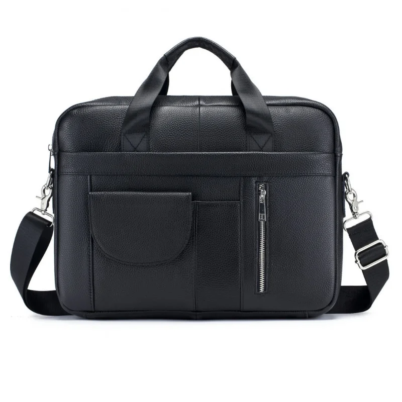 leather-briefcase-for-men-single-shoulder-strap-crossbody-bag-genuine-leather-large-capacity-travel-and-business-bag