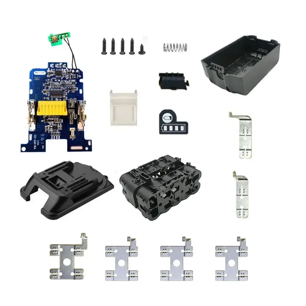 Imagem -06 - Placa de Circuito Pcb para Makita 18v Bateria Caixa de Plástico Proteção contra Carga Bl1840 Bl1850 Bl1830 Bl1860b Lxt 400