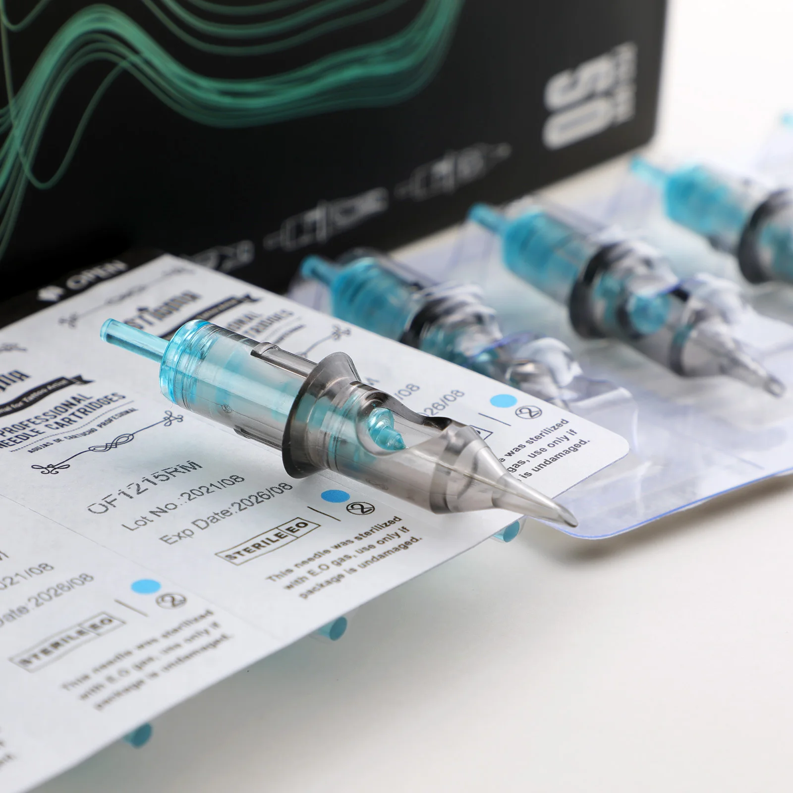 إبر خرطوشة ماكياج دائمة ، قلم آلة الوشم ، 1003RL ، 50