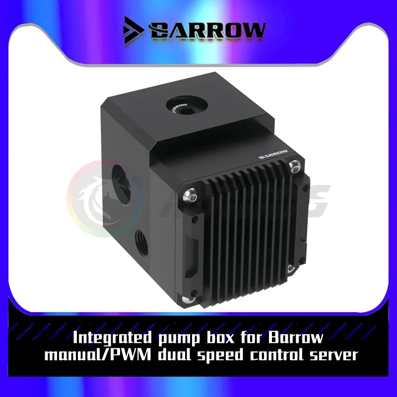 

Barrow Combo Reservoir-Pump Box AIO Server PRO Water Pump 17W Manual+ PWM Control, 6M Lift 960L/H SPB17-TP