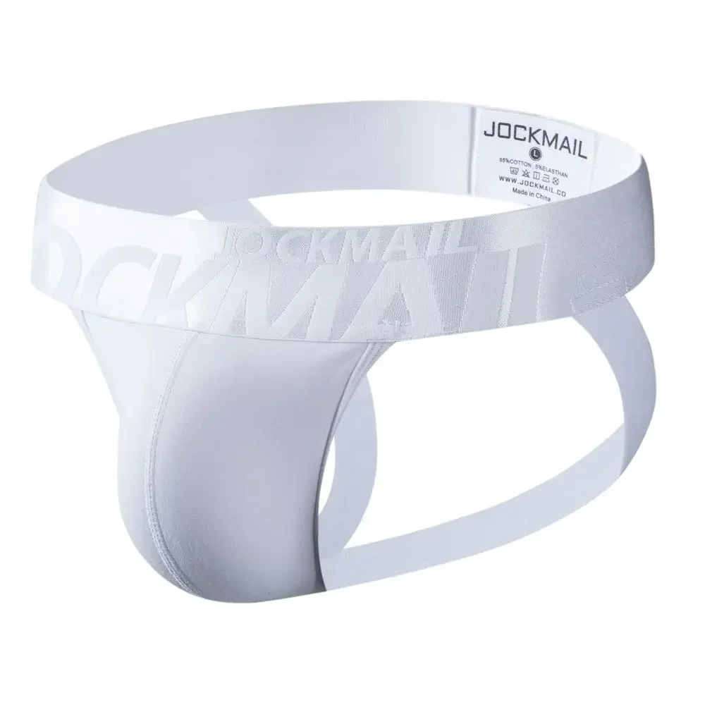 Jockstrap sexy pour hommes, sous-vêtements en coton, sangle, slip, soutien athlétique, taille basse, respirant, tanga, bikini, string, gay