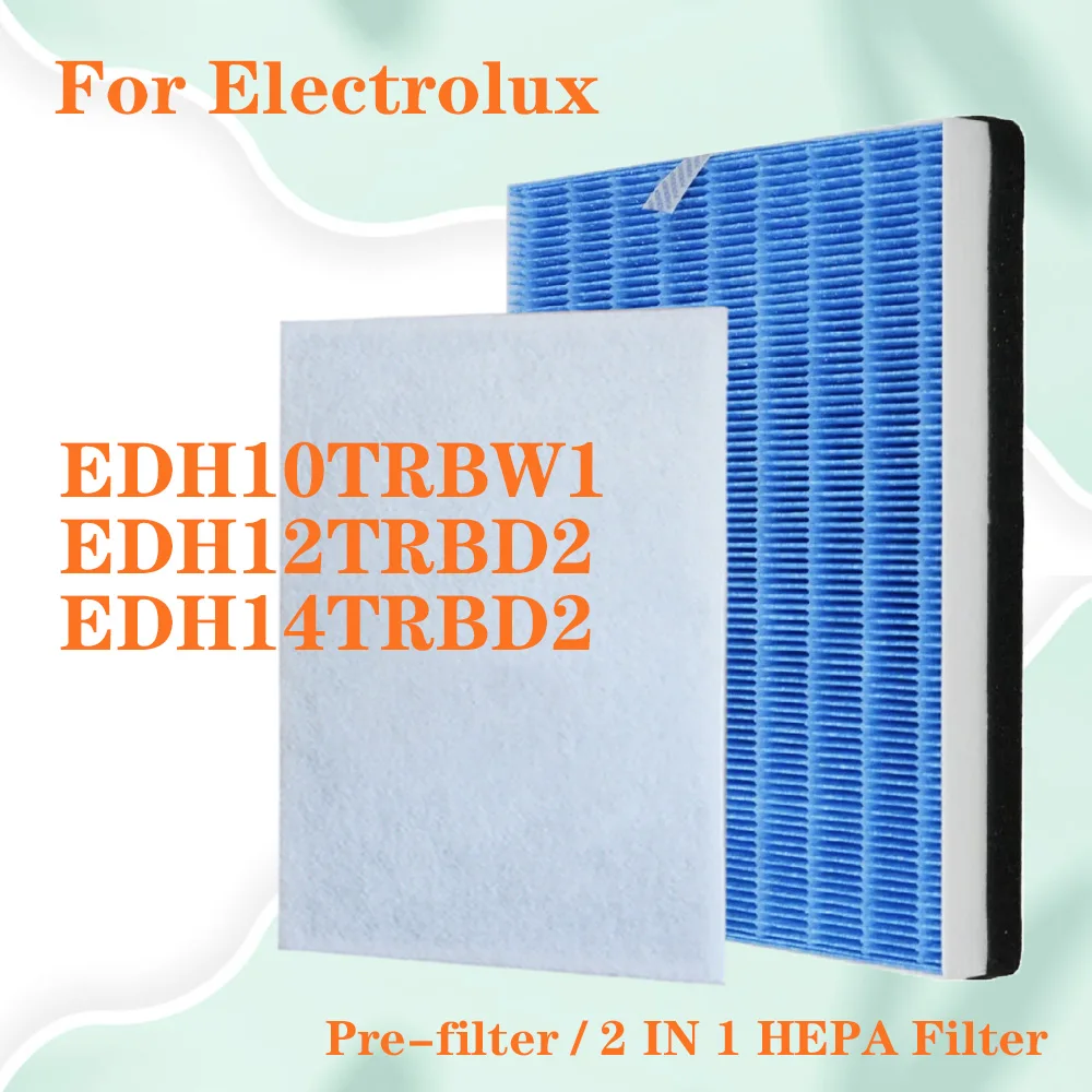 

Замена для очистителя воздуха Electrolux EDH10TRBW1 EDH12TRBD2 EDH14TRBD2, совместимый угольный фильтр HEPA 2 в 1