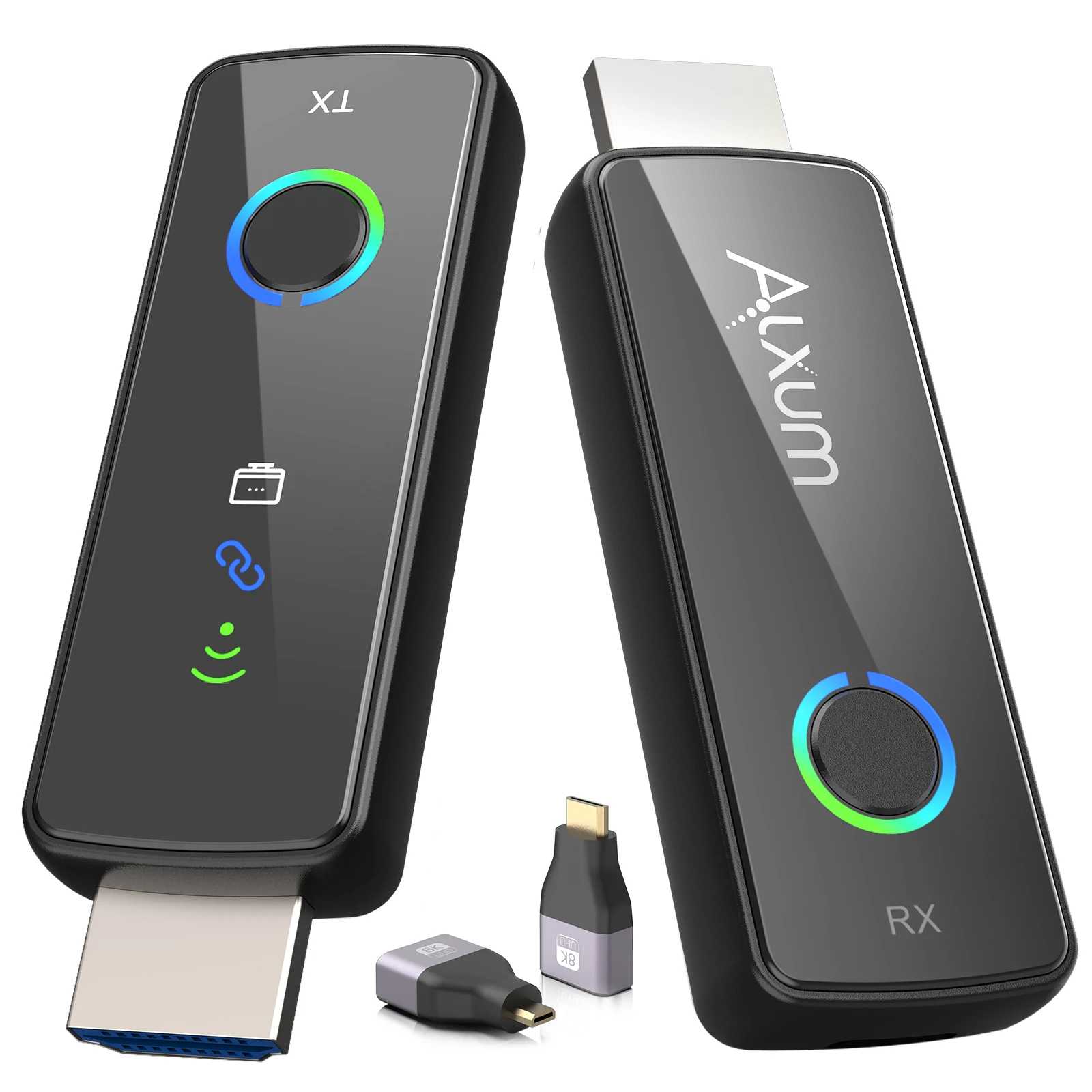 

V1713A Wireless HDMI Extender 1080P@60Hz Wireless Display Adapter for TV Projector Screen Mirroring for PC Laptop 5GHz Wi-Fi