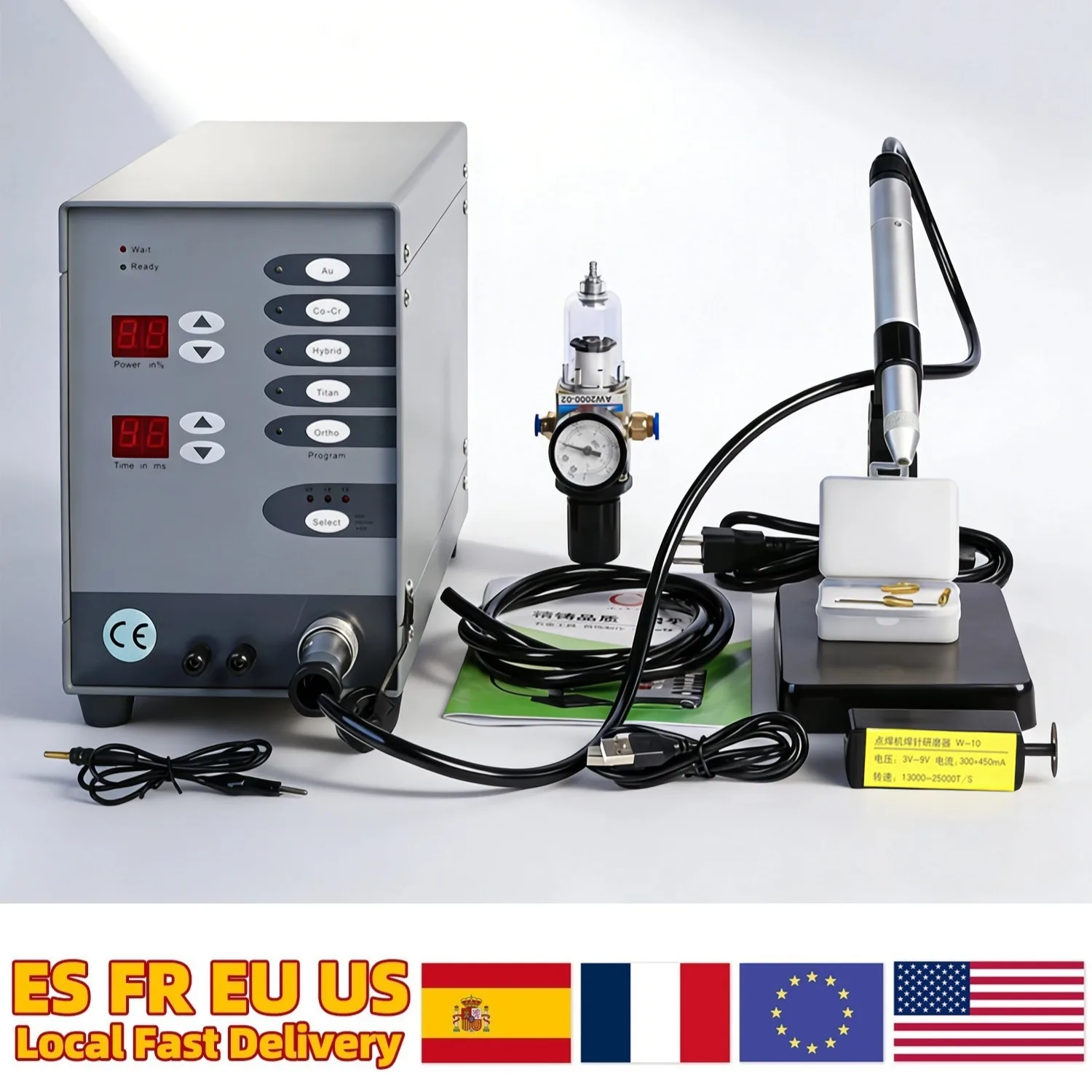 

Аппарат для точечной сварки из нержавеющей стали 110В 100Вт, автоматический, с ЧПУ, микропульсовой, аргонодуговой, для ювелирных изделий и стоматологии