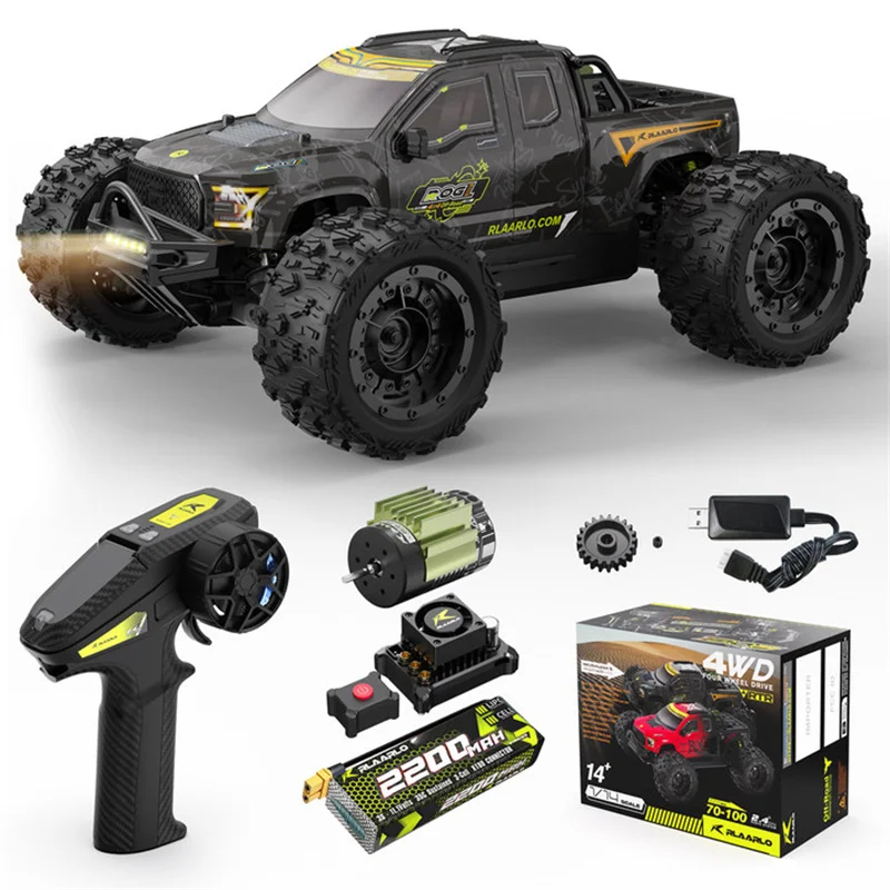 Ralaro 1/14 high-speed electric remote control car Bigfoot car with a speed of 100KM/H