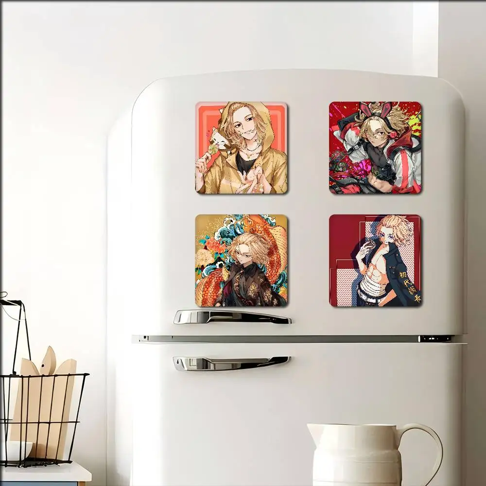 Manjiro Sano صورة شخصية مغناطيس الثلاجة مربع هدايا الزفاف الحرفية الديكور المغناطيسي #2
