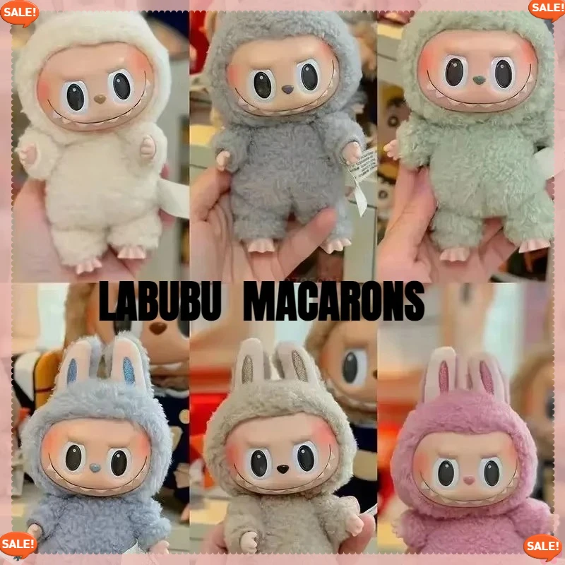 

Labubu Blind box toy Anime Figure Vinyl Pendant Doll Monsters Labubus Macaron Model Toy Cute Keychain Decorative Kids Gifts