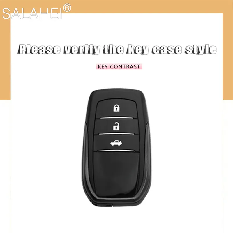 TPU Car Key Case Full Cover Remote Keychain Shell For Toyota Corolla Prado Camry 55 50 Land Cruiser 200 TLK 200 Auto Accessories