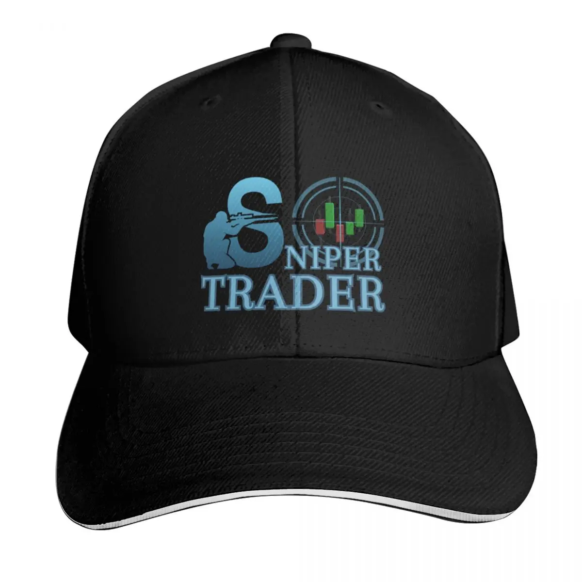 Sniper Trader Target Scope Zoomed in on Trade Baseball Cap Men Women Casual Summer Sport Sun Cap