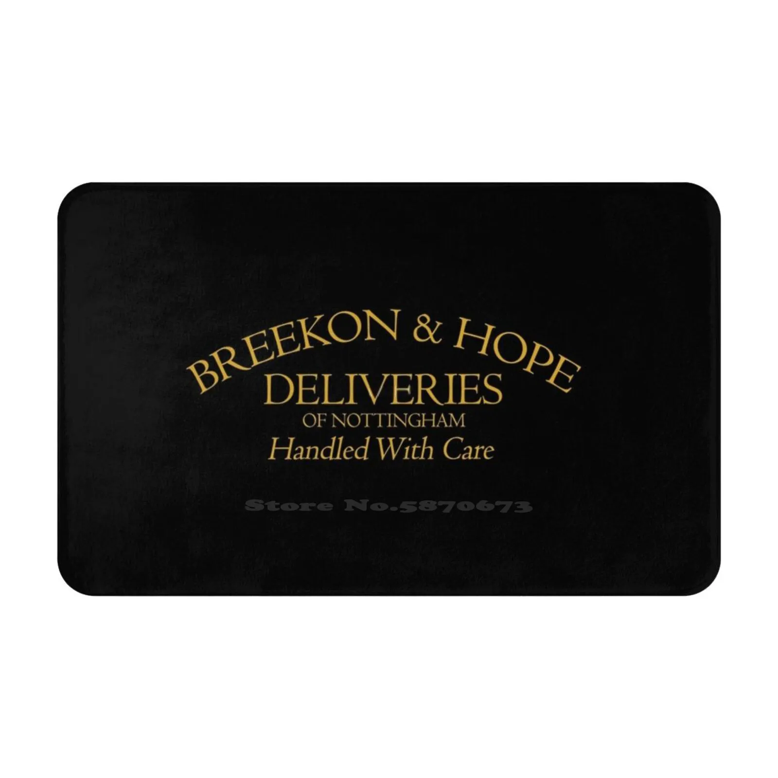 Breekon & Hope Deliveries Soft Cushion Car Home Carpet Door Mat Breekon Hope Breeken The Magnus Archives Logo Tma Rusty Quill