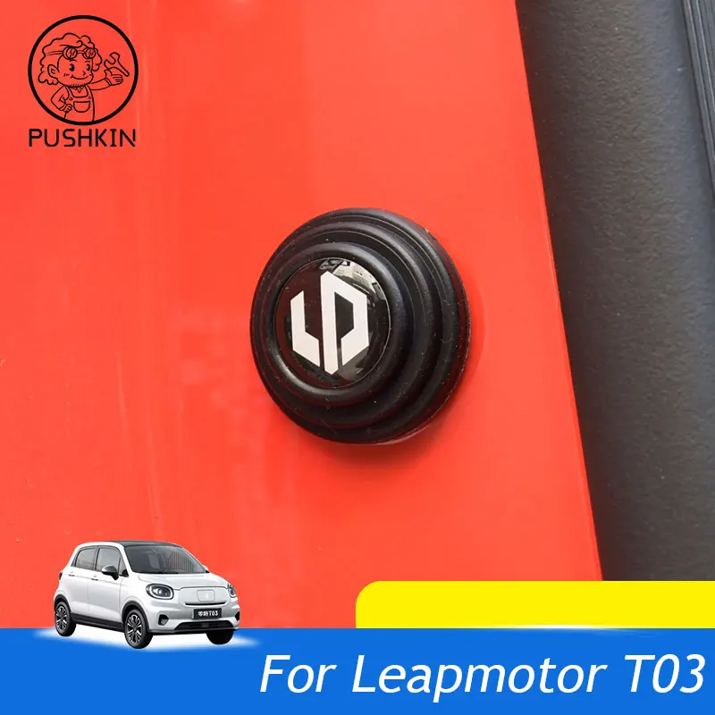 

12PCS Car Door Protective Rubber Pad Tailgate Shock Absorber Sticker Accessories For Leapmotor T03 2024 2025