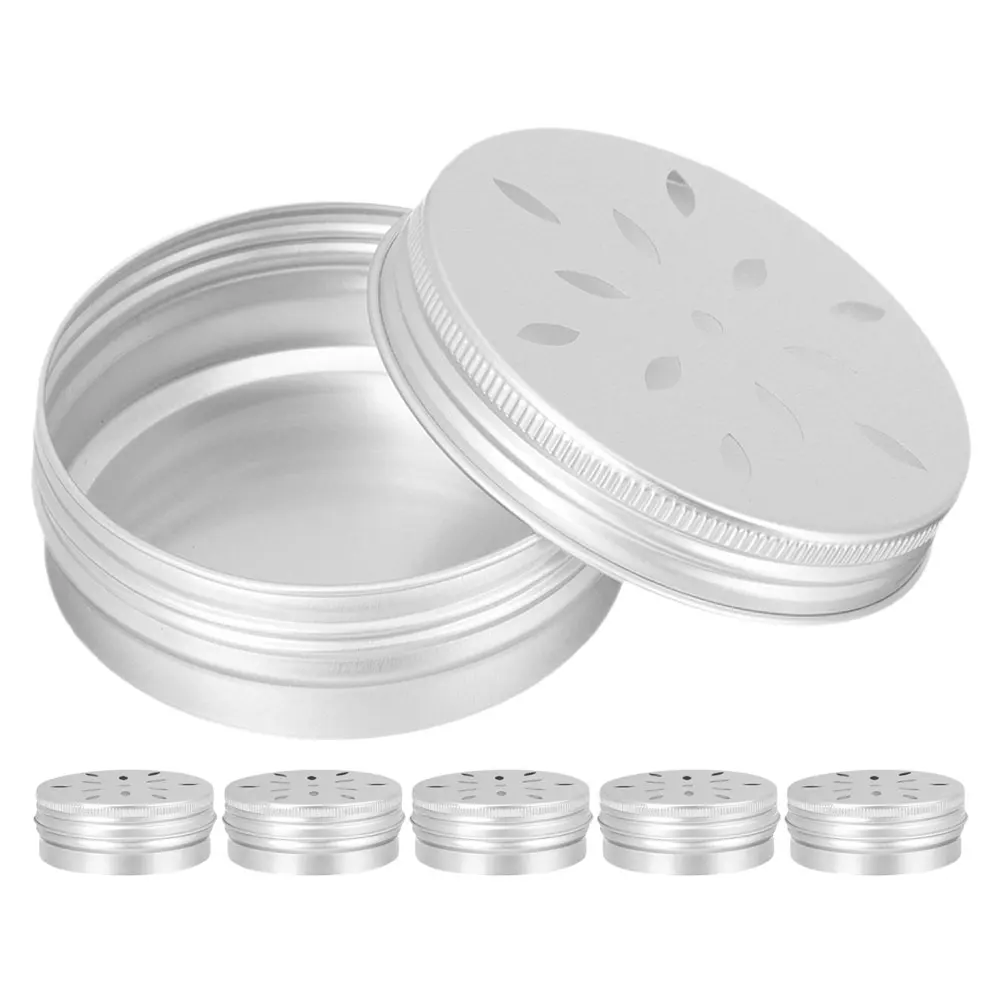 

6pcs Dog Scent Training Boxes Nosework Tools Aluminum Agility Containers Identification Can Tin Set Work Thread Pet Supplies