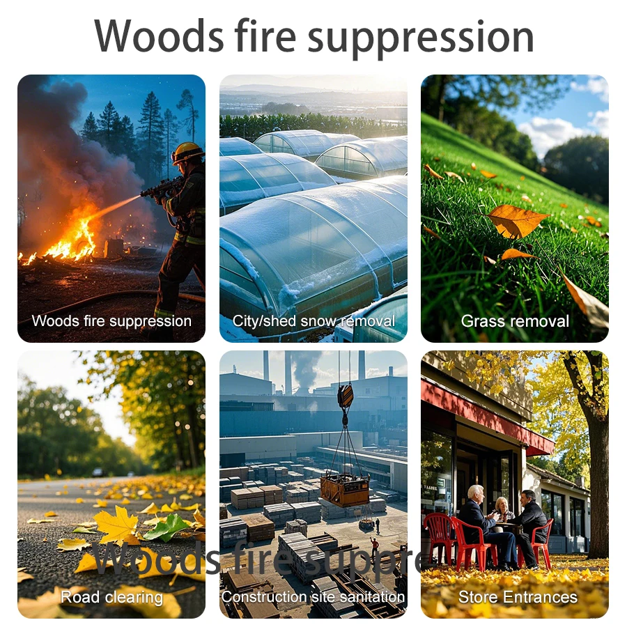 2-stroke Petrol Blower Household Portable Blower High Power Wind Fire Extinguisher Field Road Leaf Blower Snow Blower