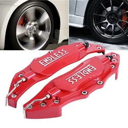 2pcs Car Brake Caliper Cover Trim Aluminum Brake Caliper Protector For 16in-17in Wheel Hub