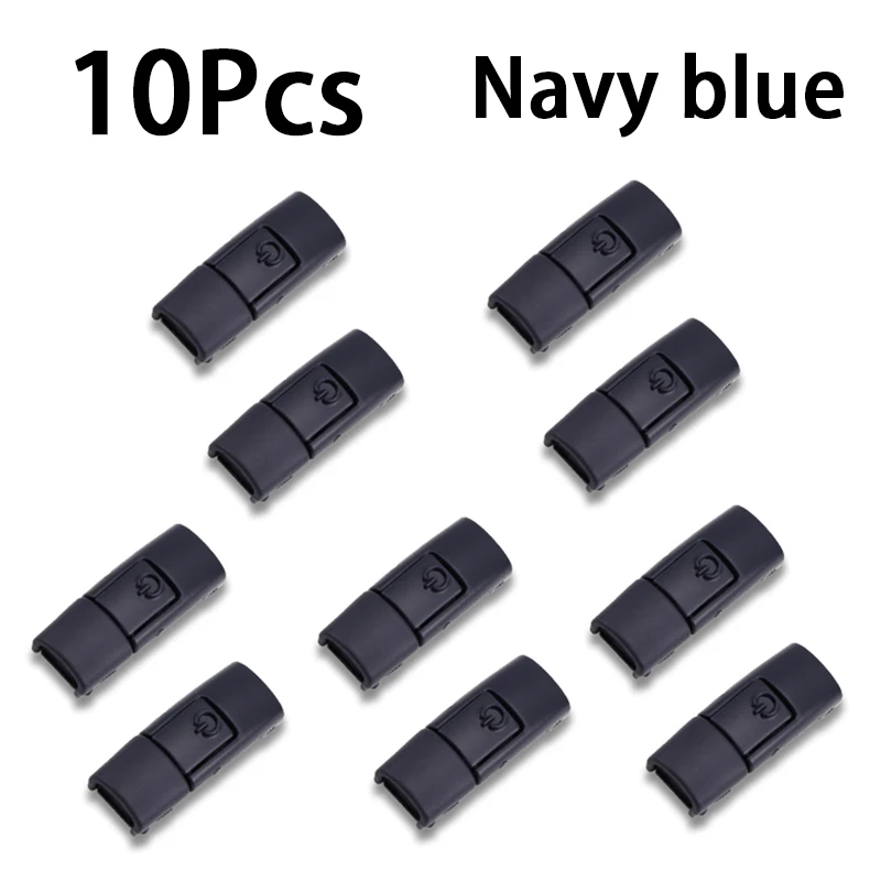 10 Stück bunte Metall-Schnürsenkel-Clips, Schnallen zum Drücken, Schnürsenkel-Druckverschlüsse, Schuhzubehör, AF1 Sneaker-Sets, Metall-Schnürsenkel-Schnallen – Detail 9