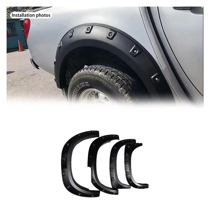 

Modification KQD Brand Hot Sale High Quality Black Abs Wheel Arch Fender Flare for 2005-2015 Triton L200