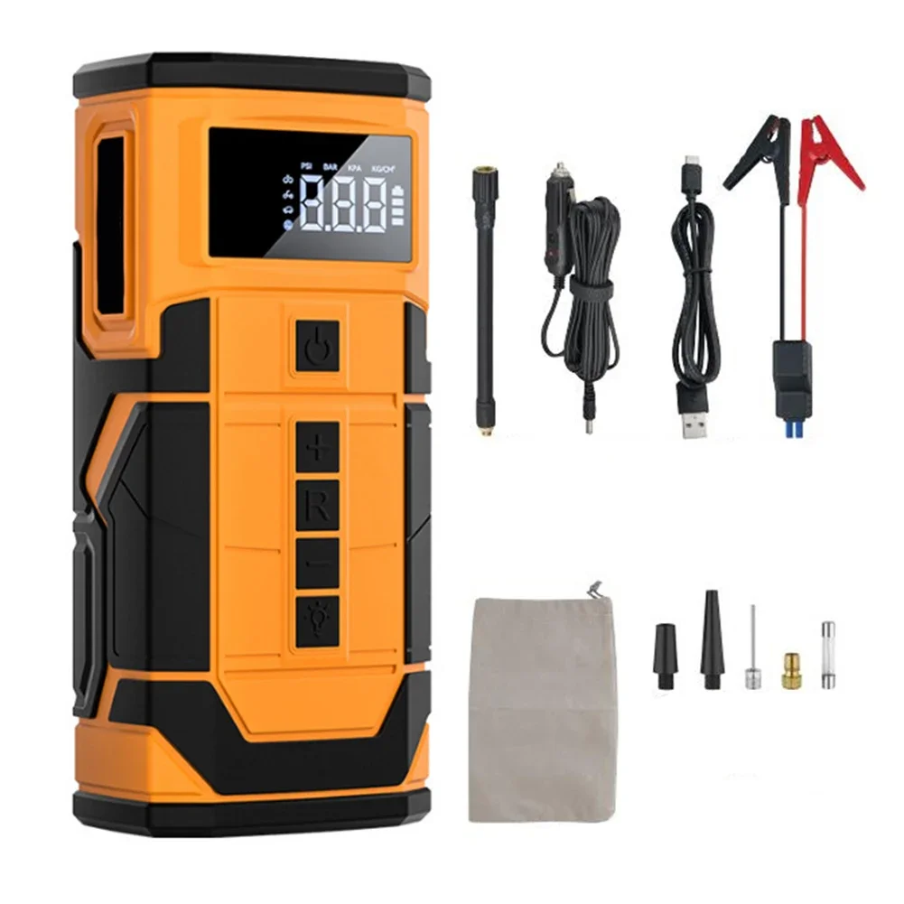With Lamp Vehicle Multi-functional Car Tire Inflator Pump  All-in-one Machine Battery Starting Power Supply Accessories