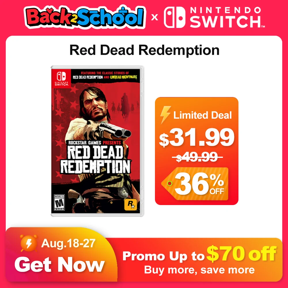 Red Dead Redemption Offerte di giochi per Nintendo Switch Scheda di gioco fisica originale al 100% Action Genre 1 Giocatore per console di gioco Switch