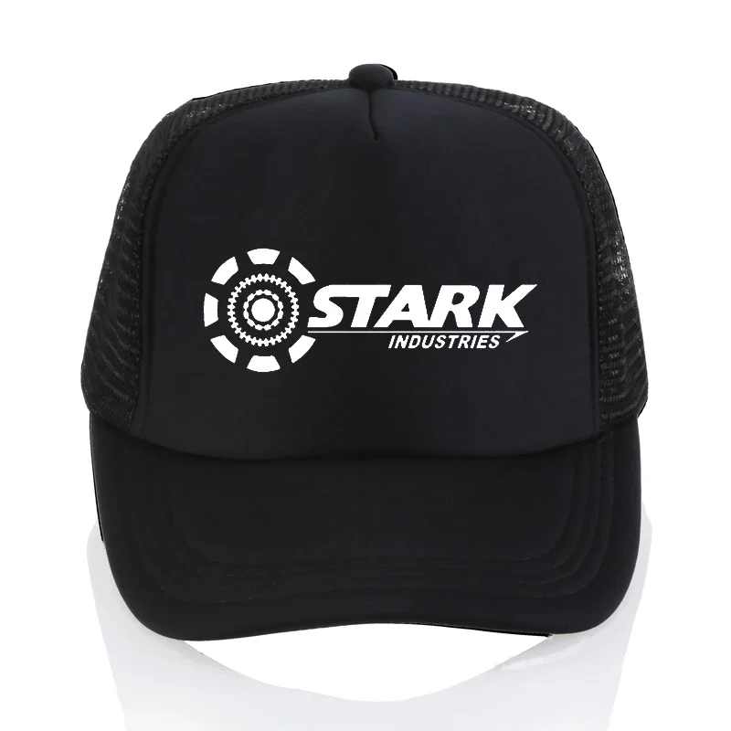 

STARK INDUSTRIES TONY IRON Baseball Cap Summer Brand Mesh Cool Cap Fitness Casual Unisex adjustable Snapback Hat