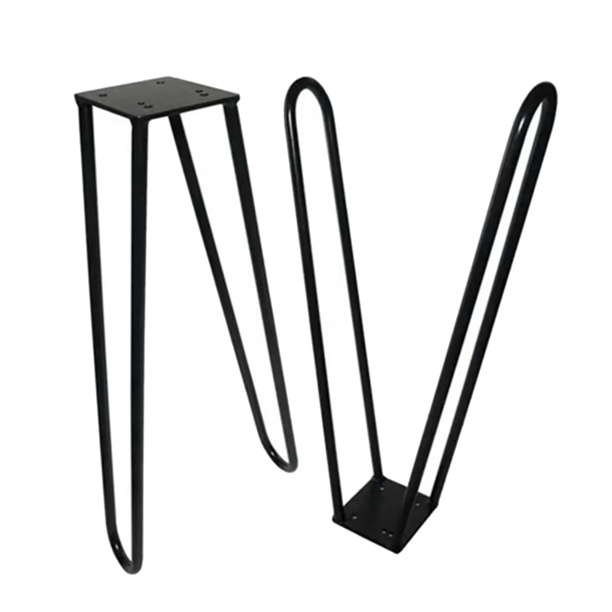 50cm Metal Table Legs Feet for Furniture Iron Dining Coffee Tables Leg Foot Skateboard Desk Legs with Leg Rest