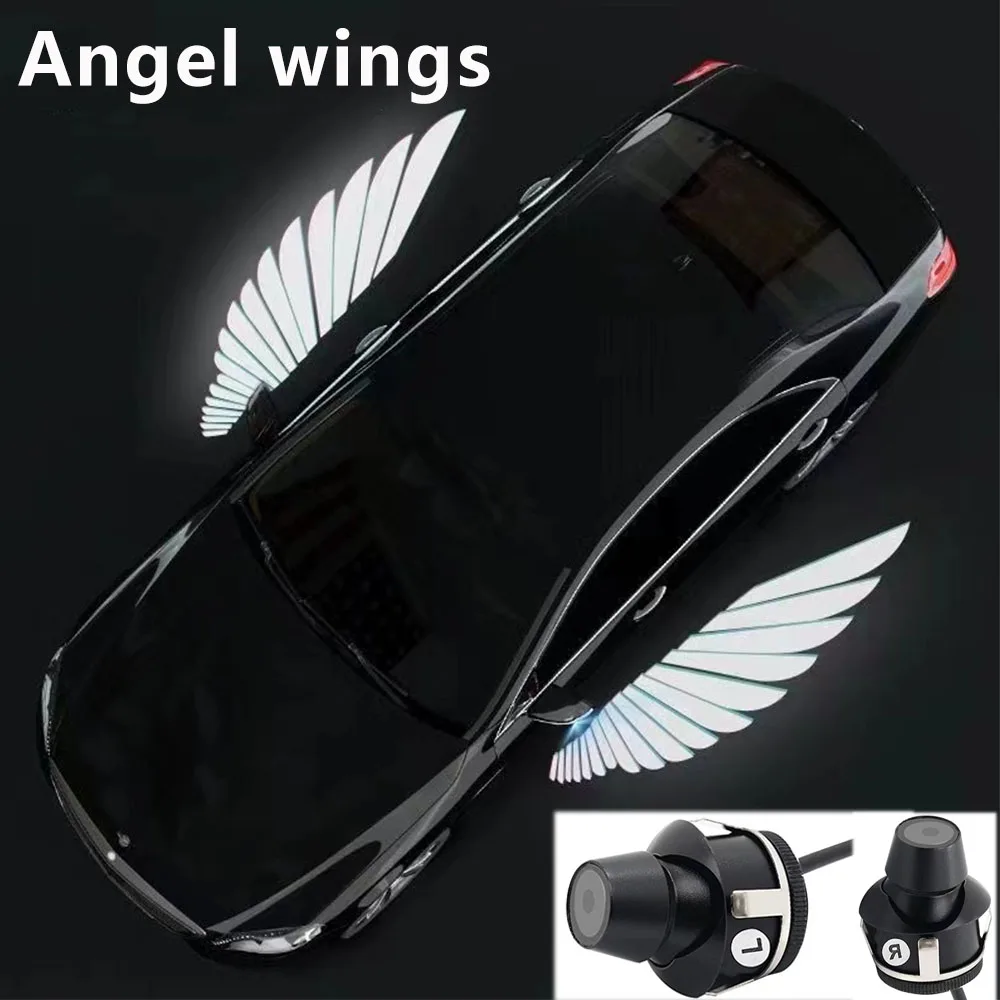 

Car lamp Angel's Wings projection lamp Automobile rearview mirror projection lamp