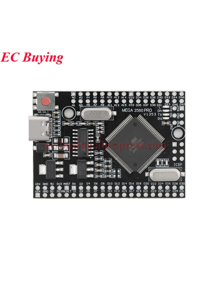 ATMEGA2560 ATMEGA2560-16AU CH340G R3 Moduł rdzenia programowania Embedded Pro Mini Mega WiFi AVR TYPE-C USB dla Arduino Mega256 — zdjęcie produktu 7