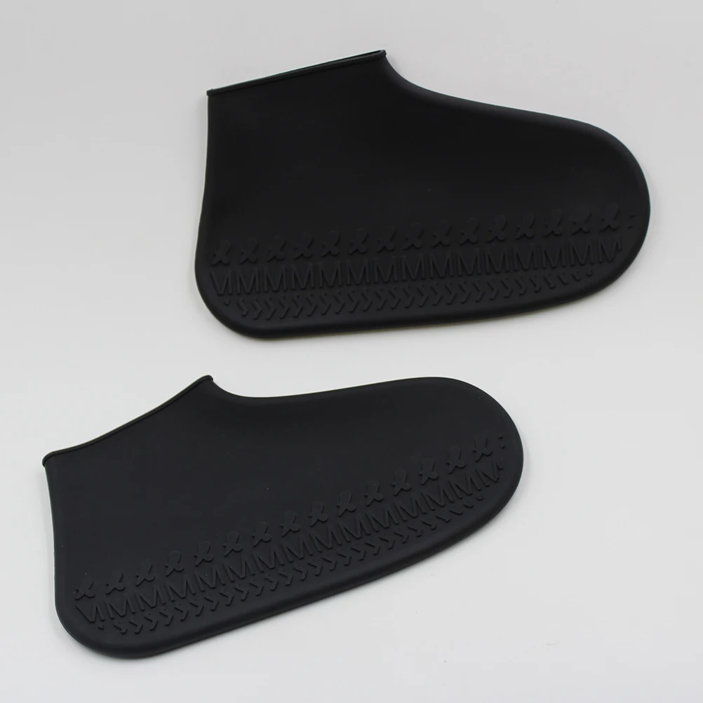 

Anti- Silicone Rainshoes Cover Black Size S Rain Proof Shoes Protector Unisex Shoes Cover Outdoor Walking Shoe Protector