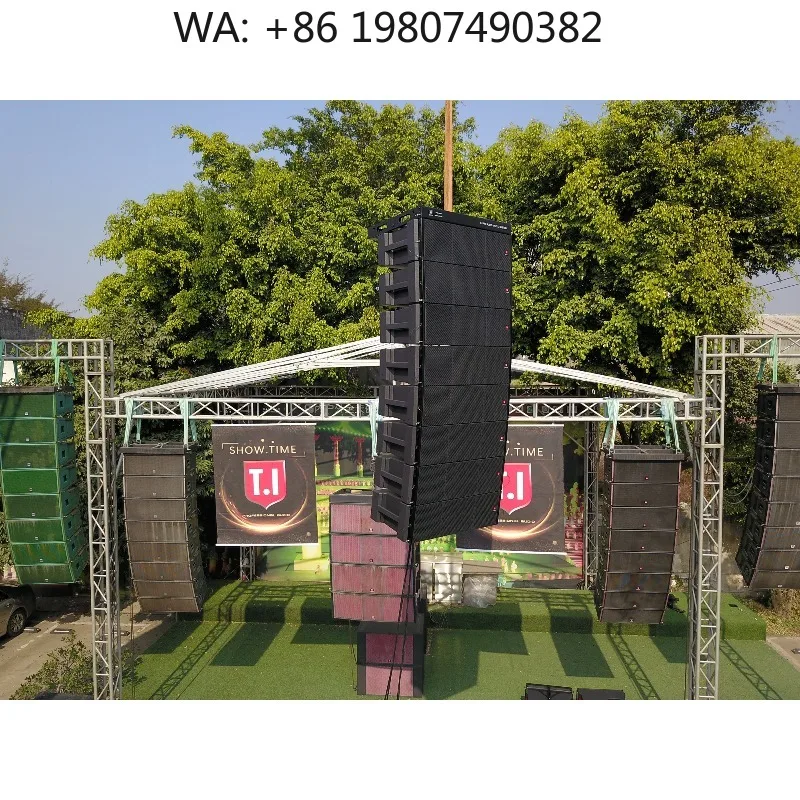 2000W/4000W High Power Passive Line Array Speaker, Metal Wood Shell for KTV, Club and Concert