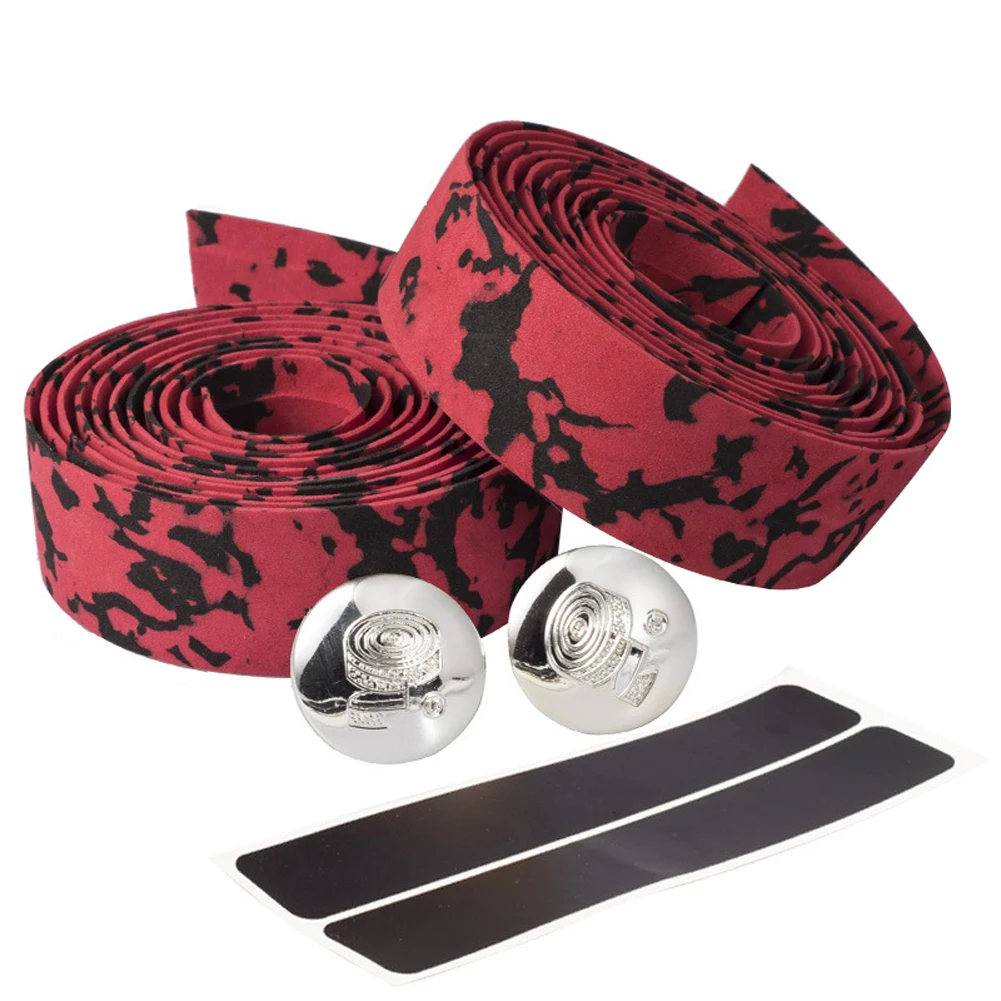 Antislip Camouflage Bike Handlebar Tape for Superior Grip and Comfort Includes Easy Fit Bar End Finishing Tapes