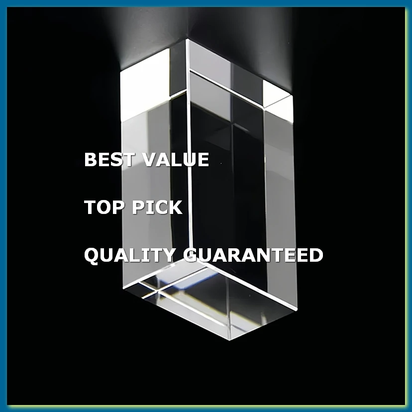 10x7x3cm Blank Crystal Block Cube for 3D Laser Engraving Rectangular Columnar Crystal