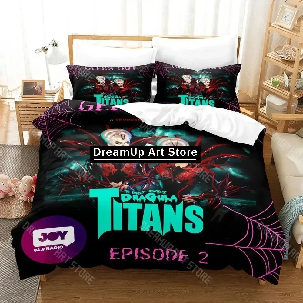 2026 3D Print Boulet Brothers Dragula Titans Bedding Set Single Twin Full Queen King Size Bed Set Aldult Kid Bedroom Duvetcover