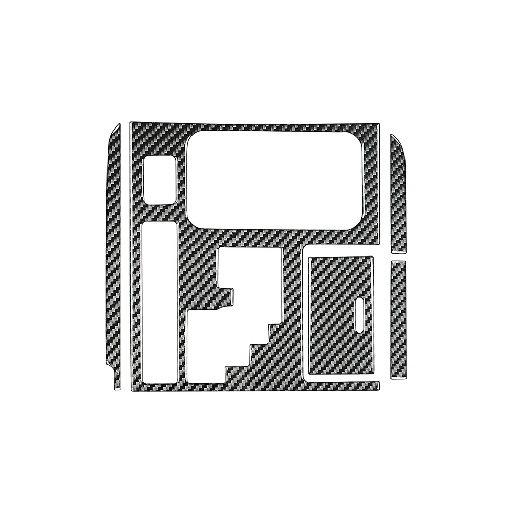 For Lexus LX 2008-2009-2010-2011-2012-2013-2014-2015 Carbon Fiber Car Gear Shift Panel Sticker Trim Film  Accessories