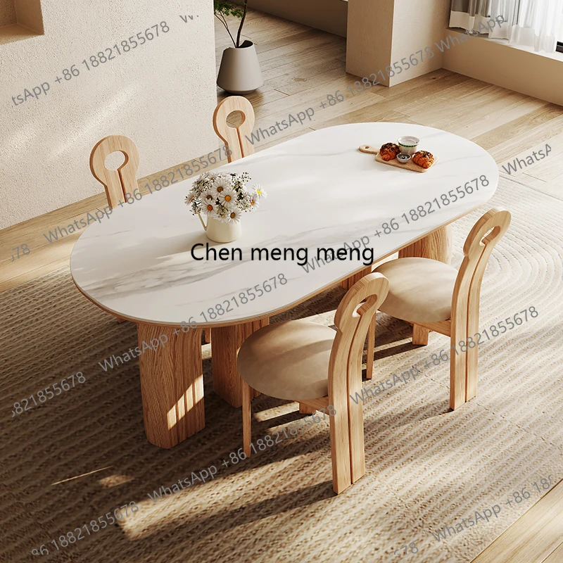 Unique Chairs Table Kitchen Luxury Centerpiece Italian Wood Dinning Table Set White Design Mesas De Comedor