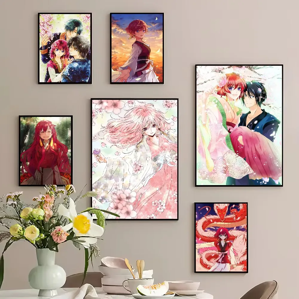 Anime Yona Of The Dawn 5D DIY Vollrundes Diamantgemälde für Zuhause, Wohnzimmer, Schlafzimmer, ästhetisches Dekor, Geschenk