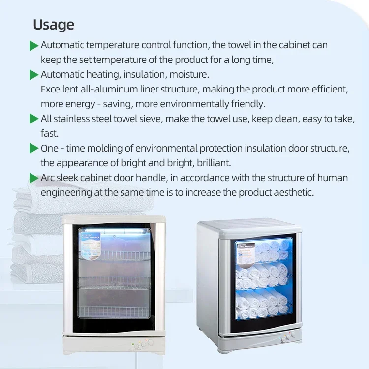 UV Sterilizer Electric Hot Towel Warmer Ozone ultraviolet Disinfection Cabinet