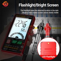 616 Smart Multimeter 6000 Counts Digital AC/DC 600V Voltage Meter Current Detector Capacimeter Professional Tester Tools