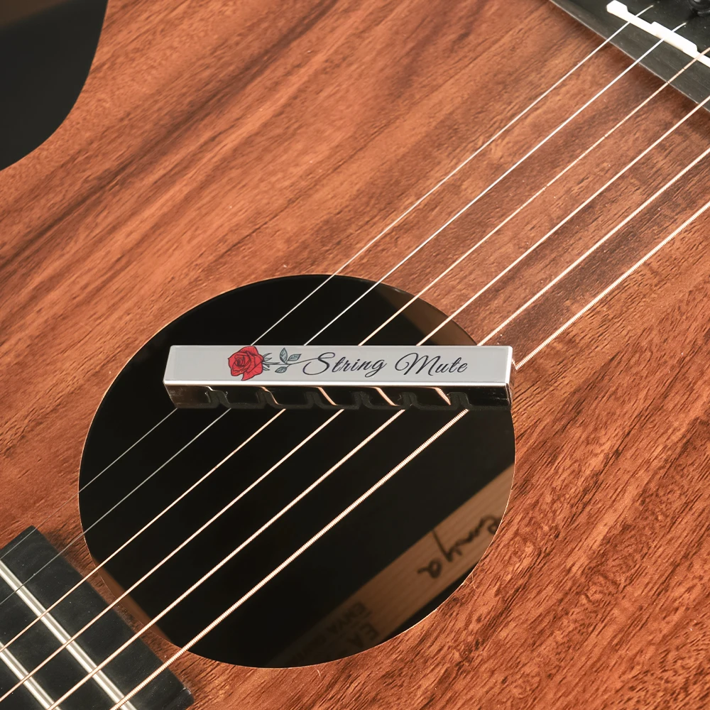 Mute Muffled Band For Bass Guitar Acoustic Guitar Ukulele Strings Instrument Accessories New String Dampeners Strings