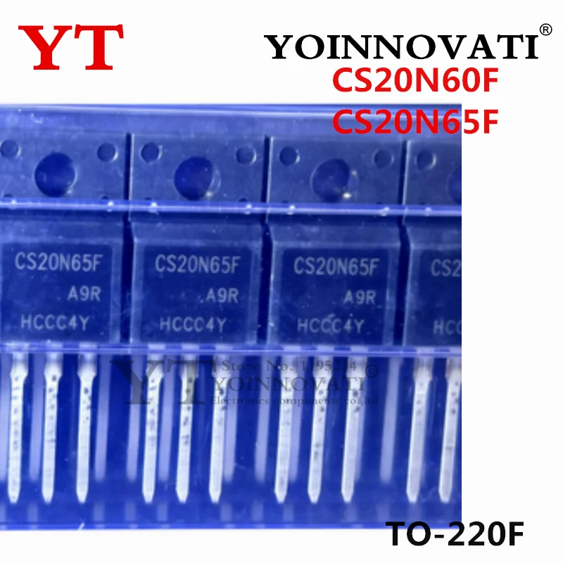 10PCS New Original CS20N60F CS20N65F TO-220F MOS FET 20A 650V 600V