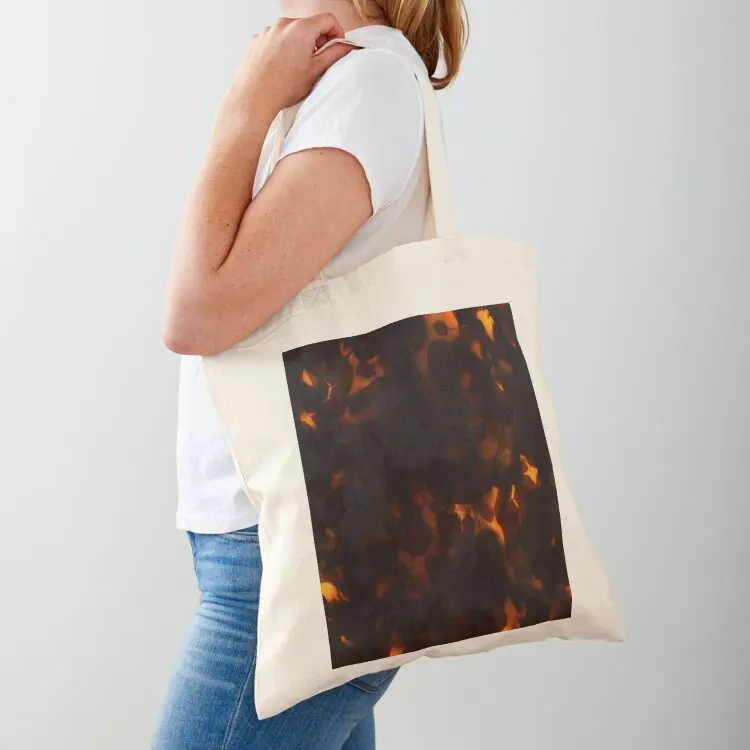 

Tortoiseshell Pattern Amber Red Tote Bag tote bags men eco bag folding tote bag screen women