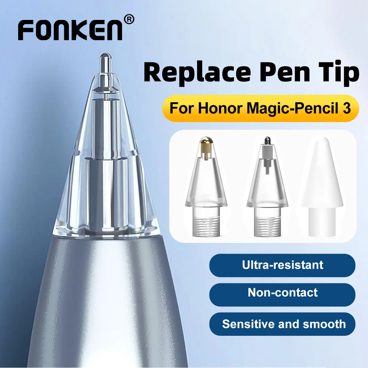 Newest Nibs For Honor M-Pencil 2 3 Generation Replacement Nib Stylus Pen Nickel Plated Alloy Tip for M-Pencil 2/3 Accessories