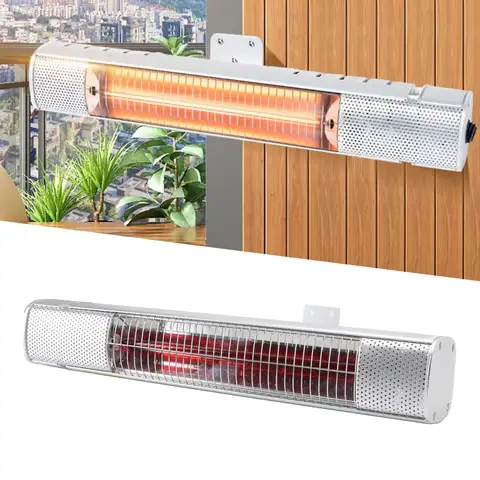 1500W इन्फ्रारेड आउटडोर इलेक्ट्रिक स्पेस हीटर दीवार पर लगने वाला वाटरप्रूफ आँगन हीटर इलेक्ट्रिक आउटडोर हीटर इलेक्ट्रिक आँगन हीटर 8 best sales हीटर की दीवार - №7
