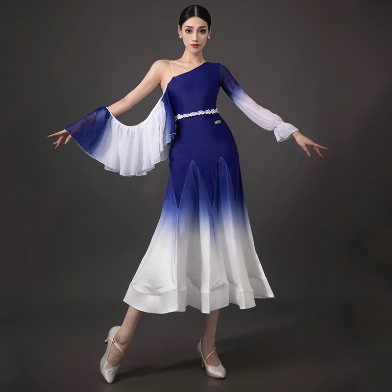 

2024 Ballroom Dance Performance Clothes Women Modern Dance Dress Tango Waltz Dance Competition Dress Prom Party Dress BL12203