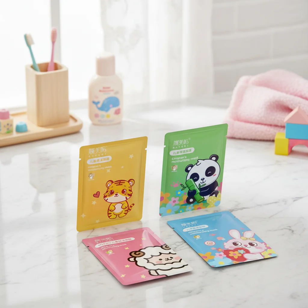 10pcs Cartoon Facial Mask For Children Deep Hydrating Sheet Mask Moisturizing Skincare Tiger Rabbit Face Mask Skin Care 2026
