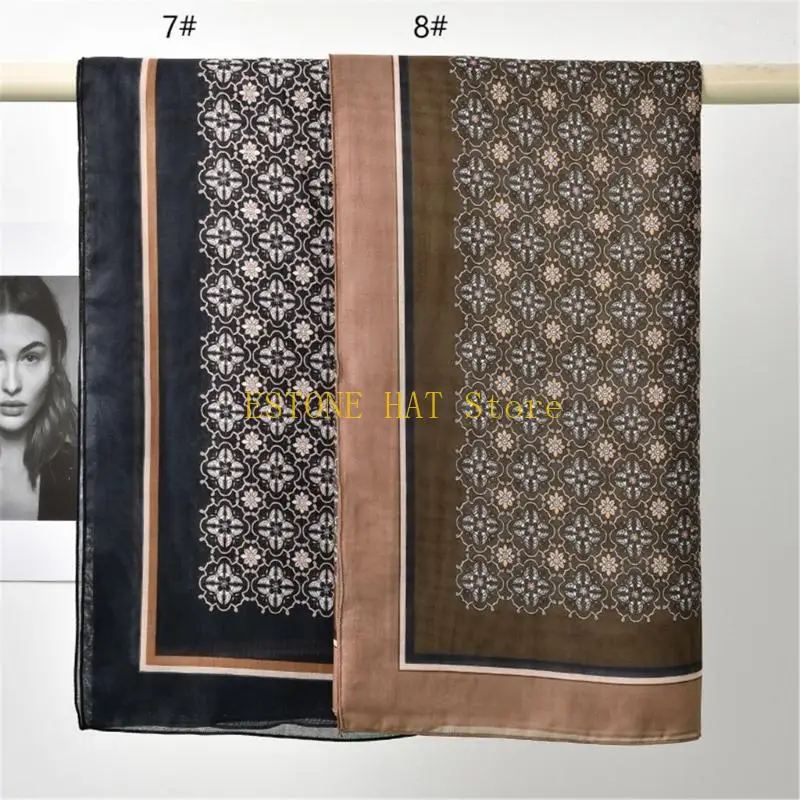 49MF Malaysia Turban Wrap Cloth Convenience Head Scarf Lightweight Square Neck Scarf Soft and Breathable Neckerchief