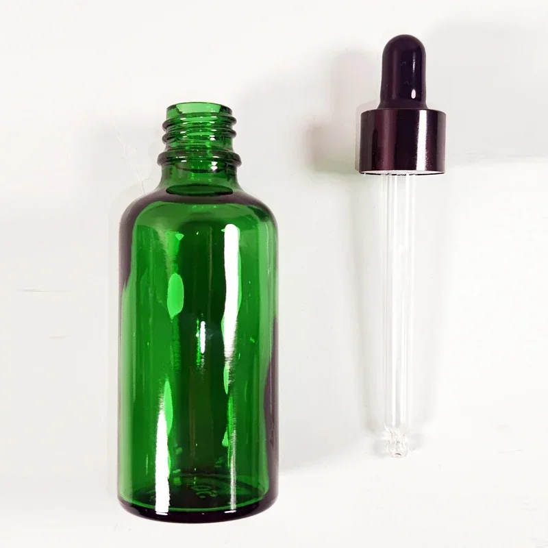 

5Pcs 5ml-100ml Empty Glass Bottles with Glass Droppers Tincture Vials Travel Essential Container For Essential Oils Aromatherapy
