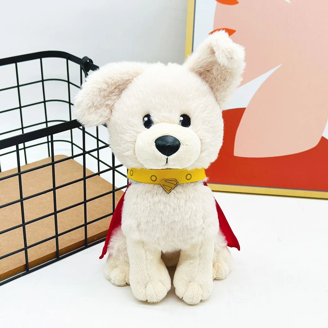 Nuevo muñeco de peluche Krypto The Superdog, bonito muñeco de algodón Krypto, periféricos de película de Anime, juguete de peluche, regalo de cumpleaños