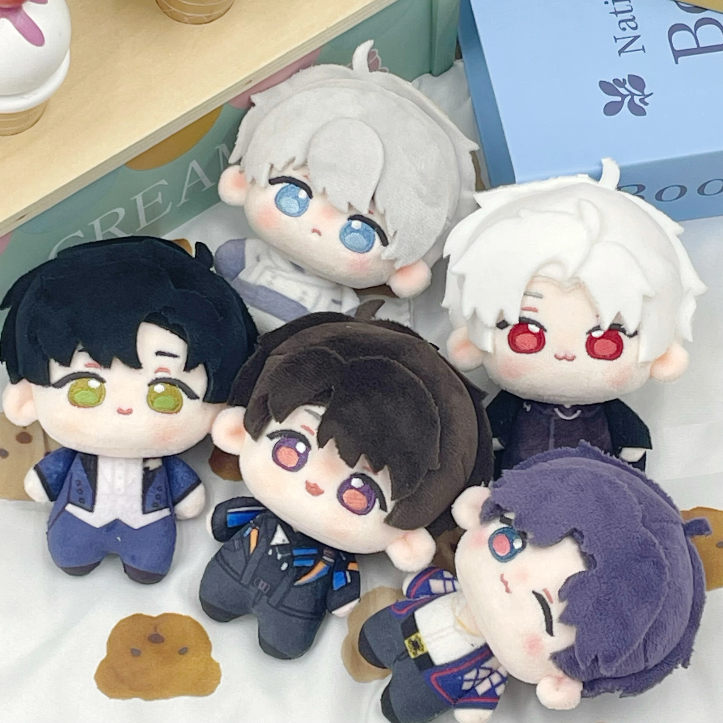 

10cm Love and Deepspace Plush Doll Keychain Sylus Xavier Stuffed Toy Fans Collect Caleb Plusie Toy Collect Birthday Holiday Gift