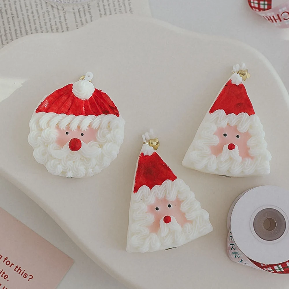 Santa Claus Aromatherapy Candle Handmade Christmas Gift Cake Aromatherapy Fragrance DIY Room Decor Tools Accessories Ornaments